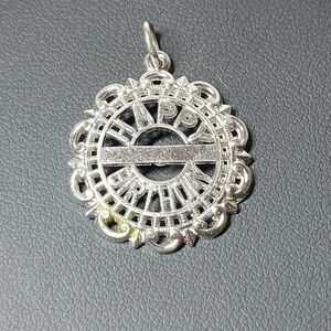 Sterling Silver HAPPY BIRTHDAY Pendant Charm. Vintage